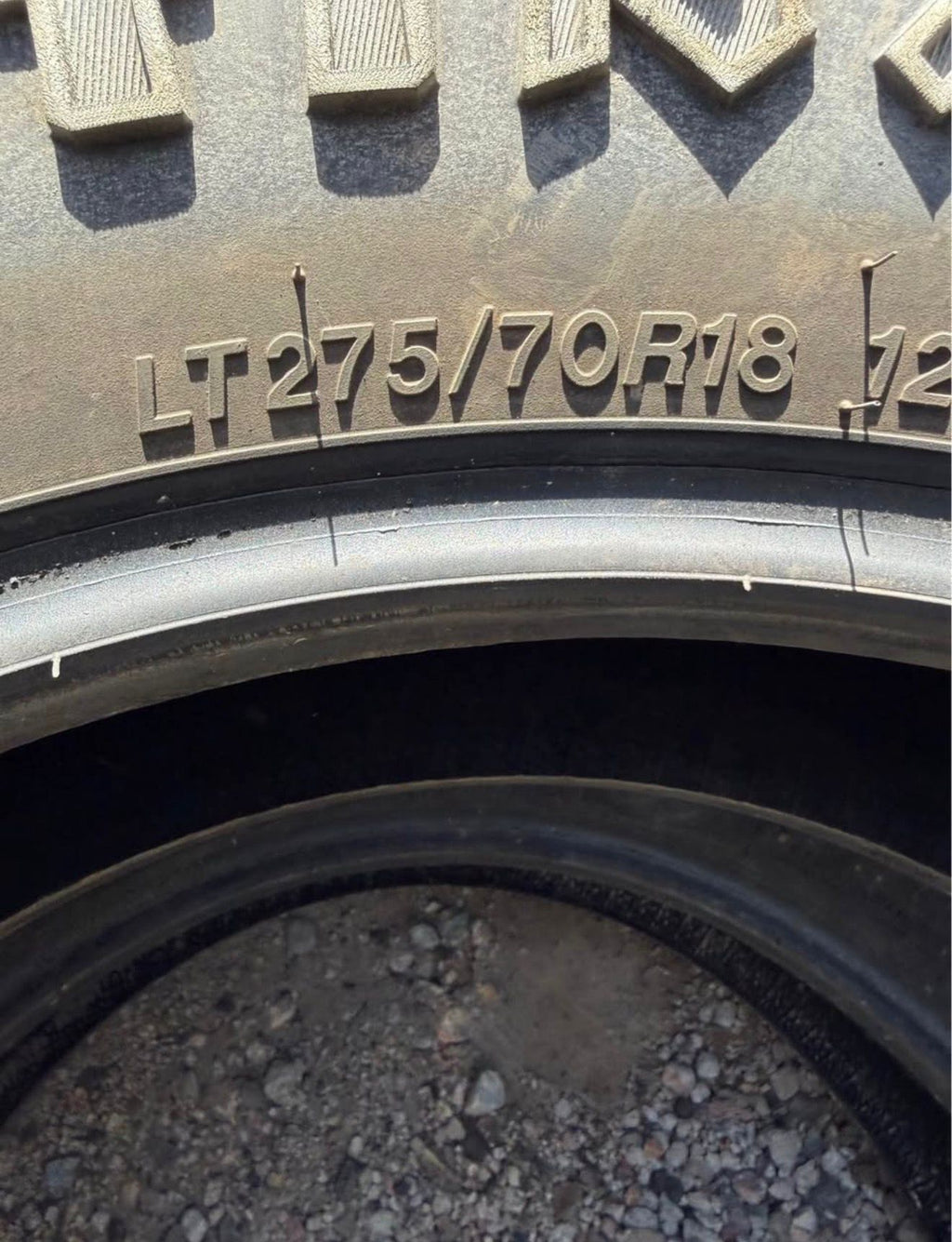 LT275/70R18 Pair (2 Used Tires) Firestone Destination X/T
