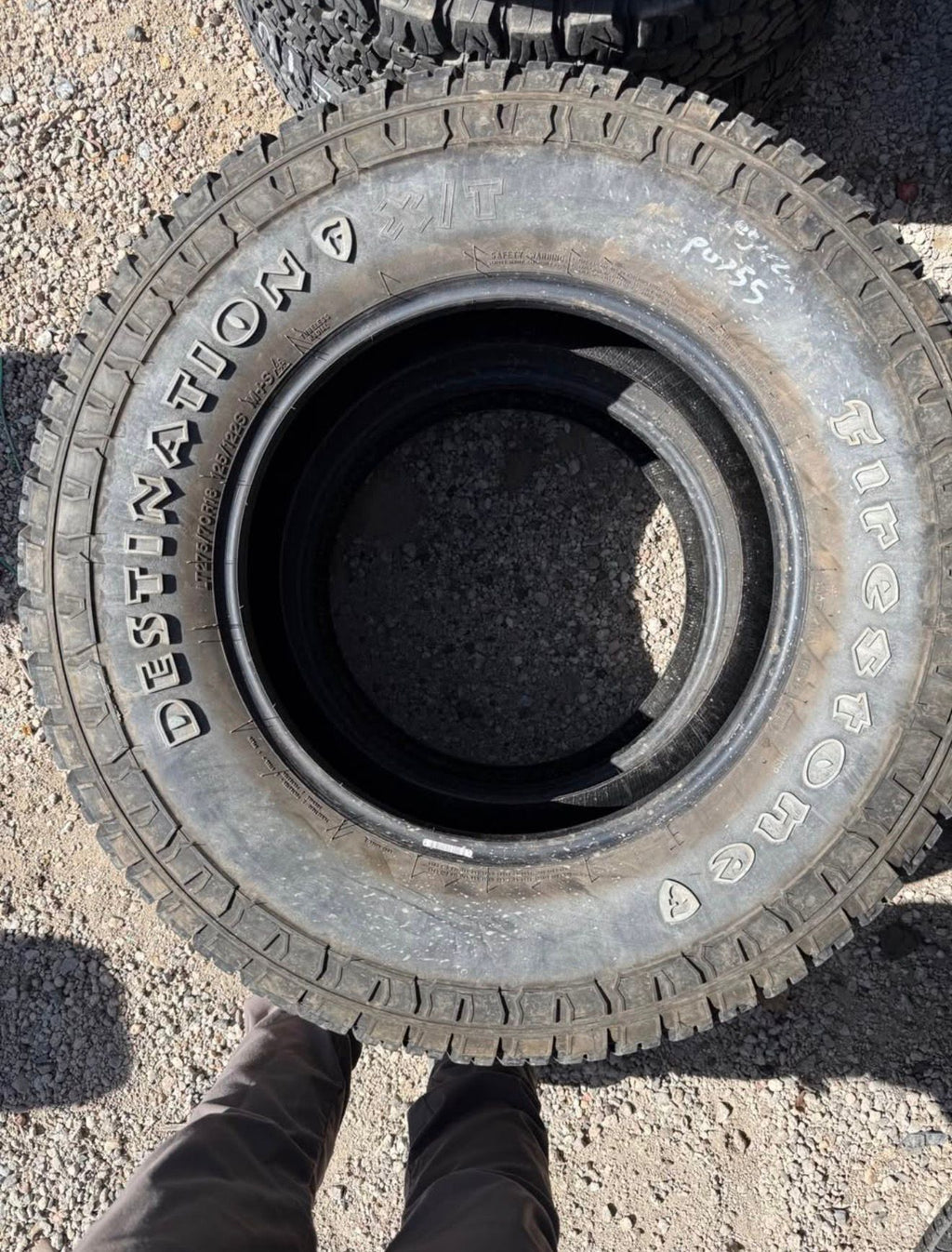 LT275/70R18 Pair (2 Used Tires) Firestone Destination X/T
