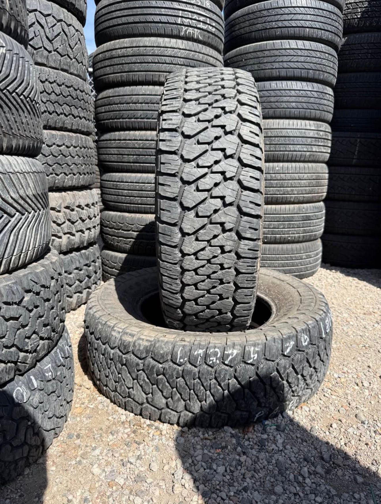 LT275/70R18 Pair (2 Used Tires) Firestone Destination X/T