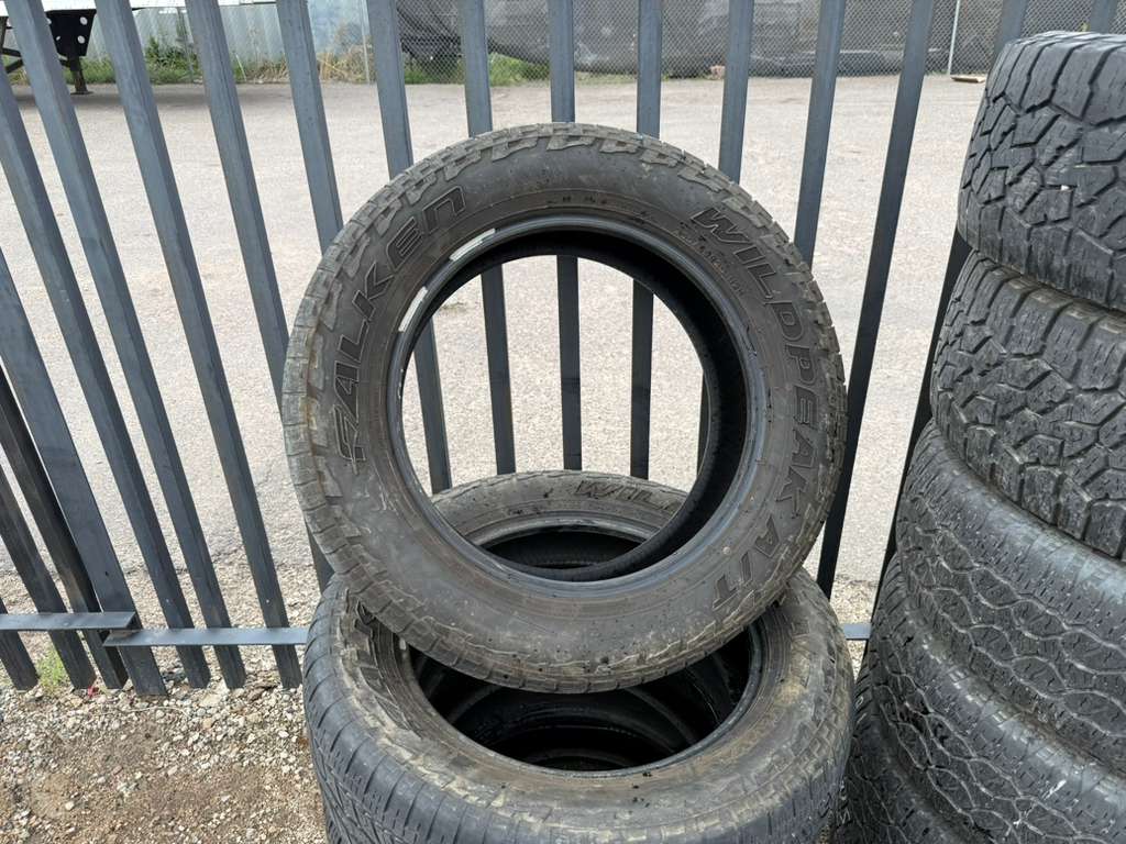 265/60R20 Set (4 Used Tires) Falken Wildpeak ATW3a