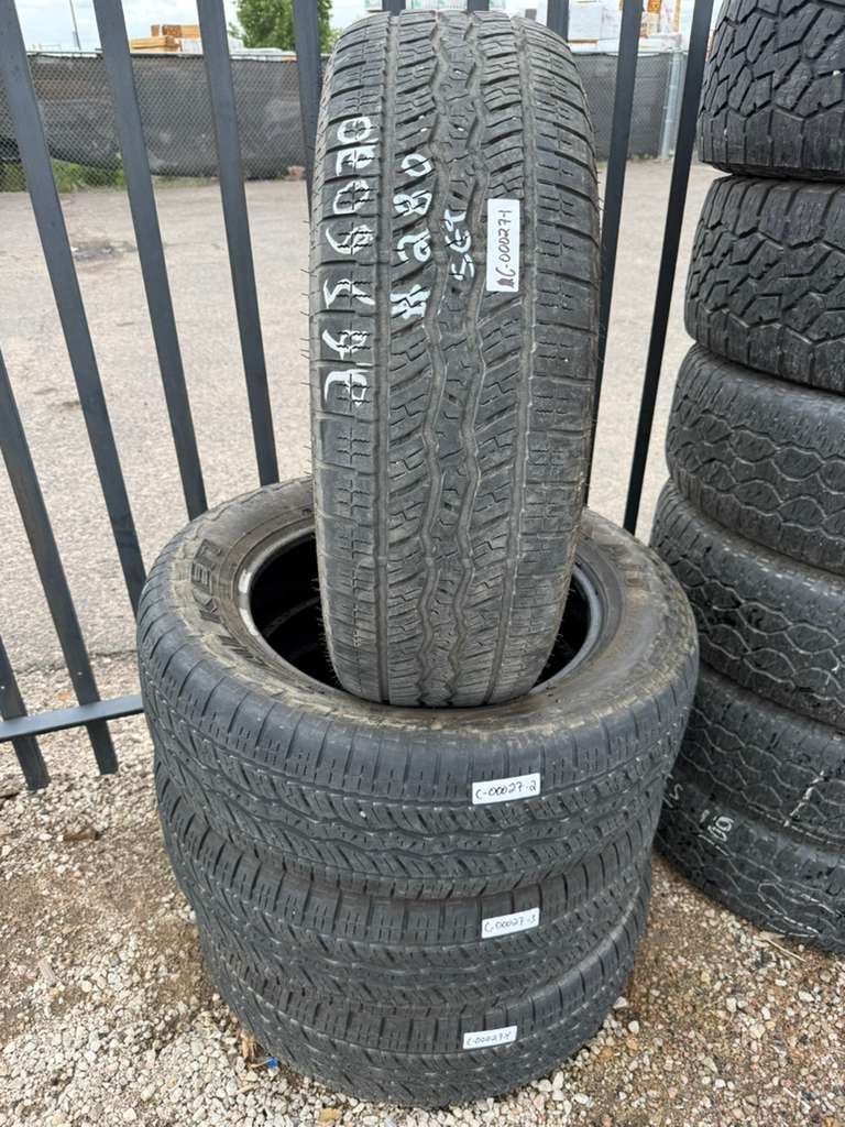 265/60R20 Set (4 Used Tires) Falken Wildpeak ATW3a