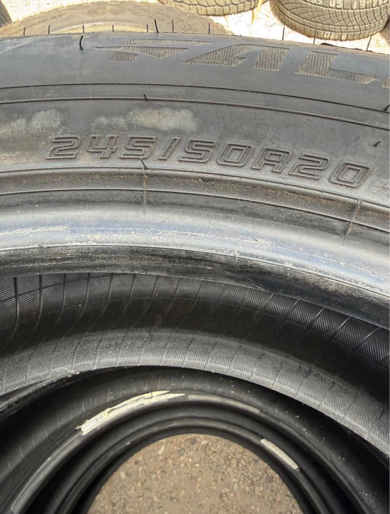 245/50R20 Set (4 Used Tires) Falken ZIEX ZE001