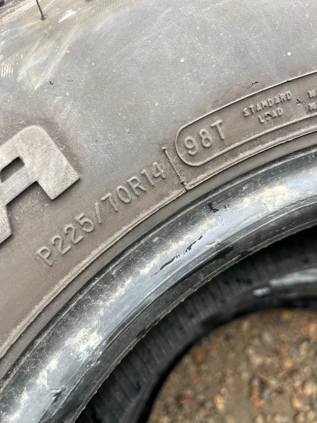 225/70R14 Pair (2 Used Tires) Cooper Cobra Radial GT