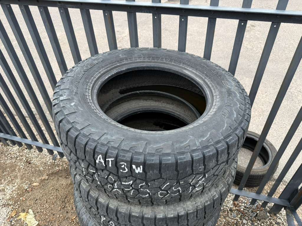 LT275/65R18 Pair (2 Used Tires) Falken Wildpeak At3W