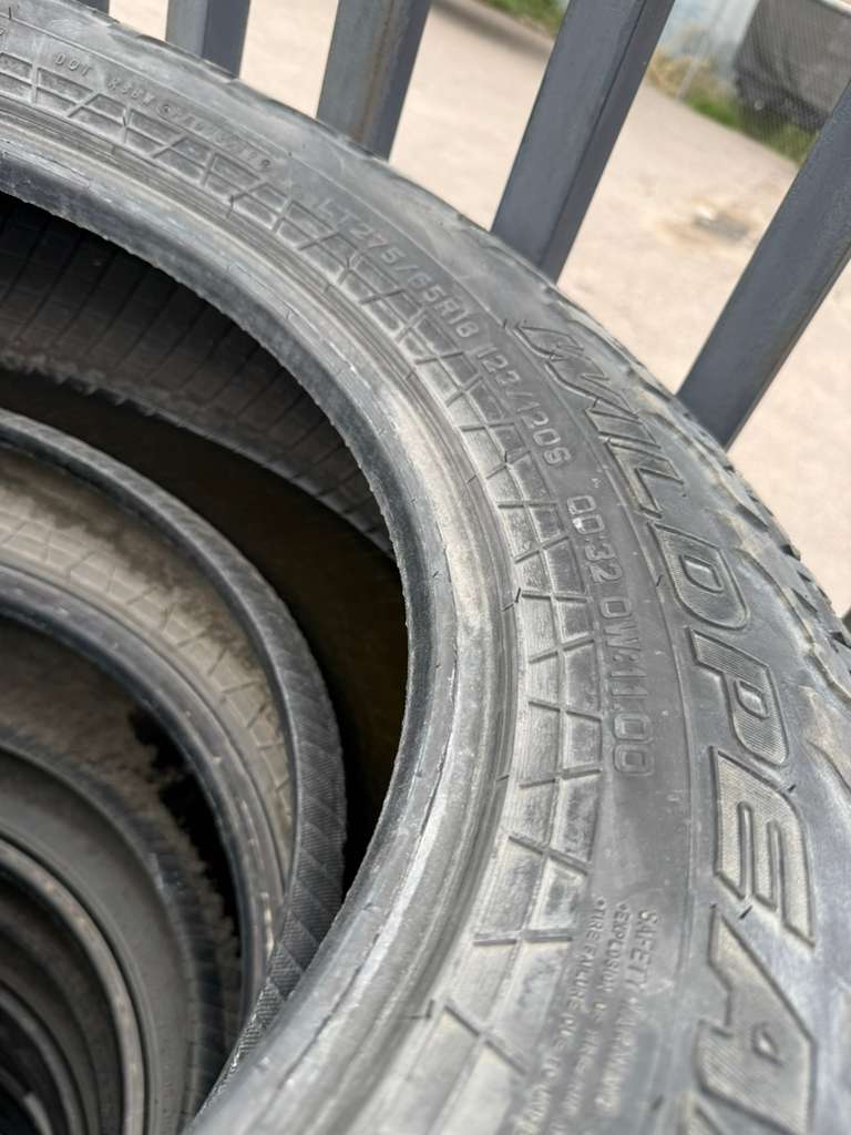 LT275/65R18 Pair (2 Used Tires) Falken Wildpeak At3W