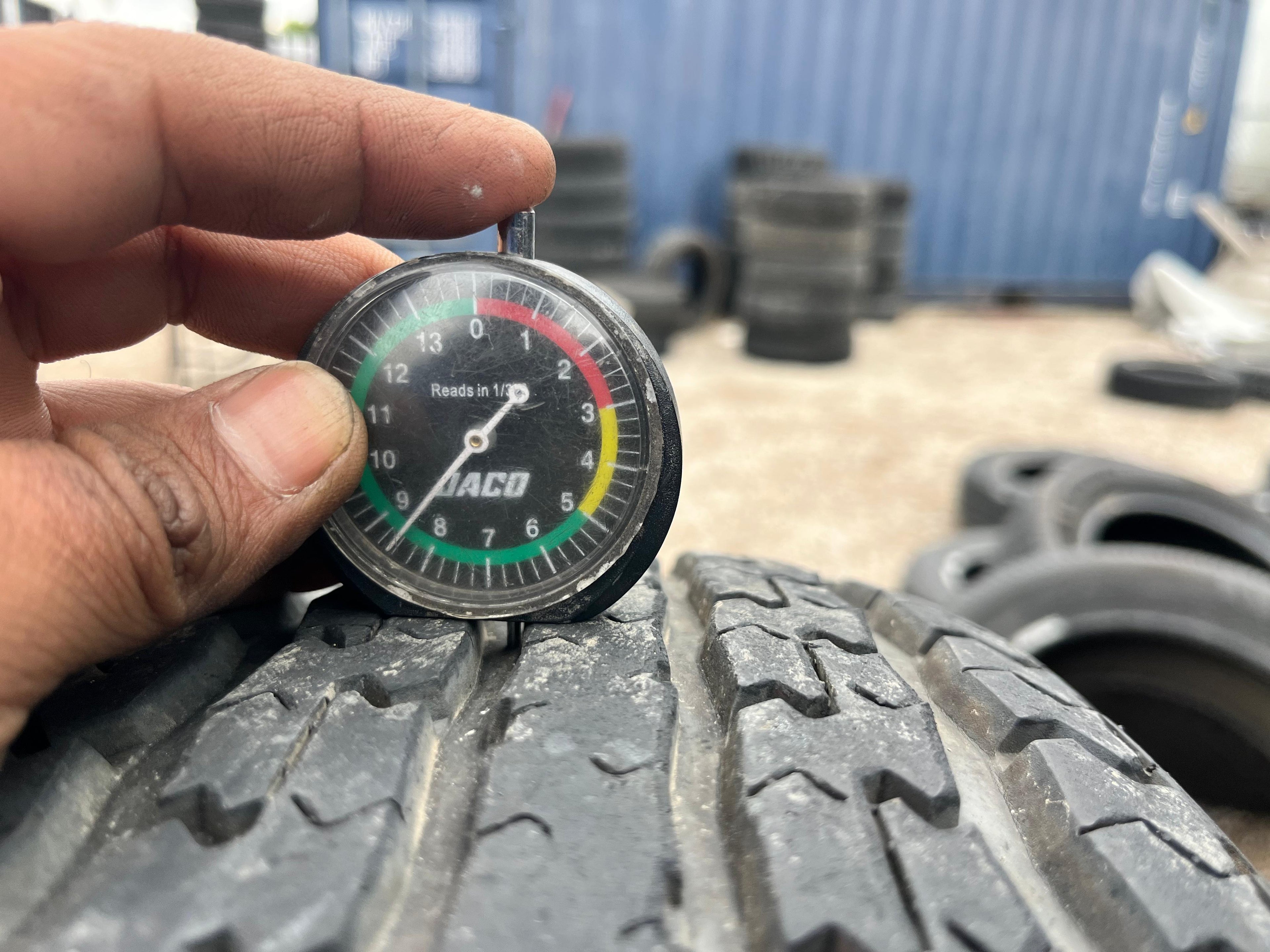 ST215/75R14 (3 Used Tires) Power King TowMax SRT
