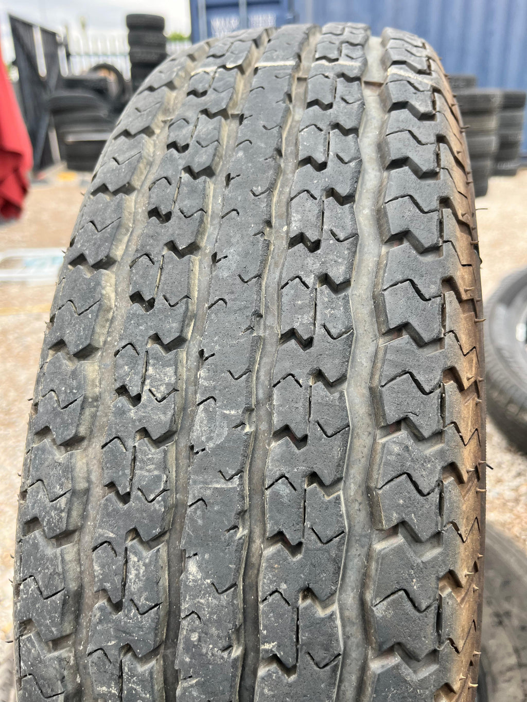ST215/75R14 (3 Used Tires) Power King TowMax SRT