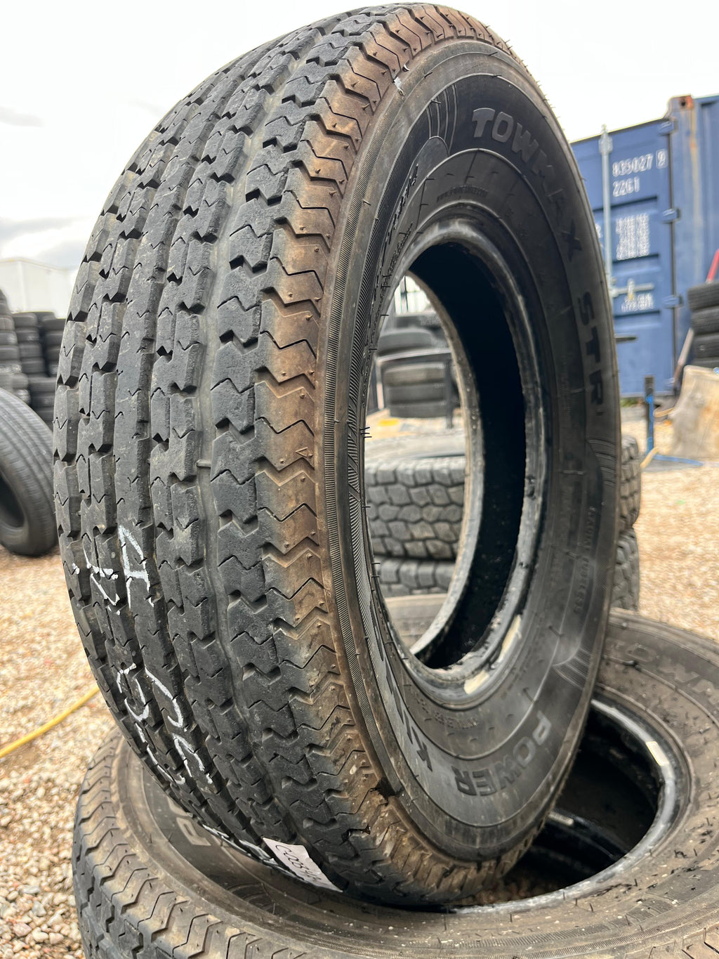 ST215/75R14 (3 Used Tires) Power King TowMax SRT