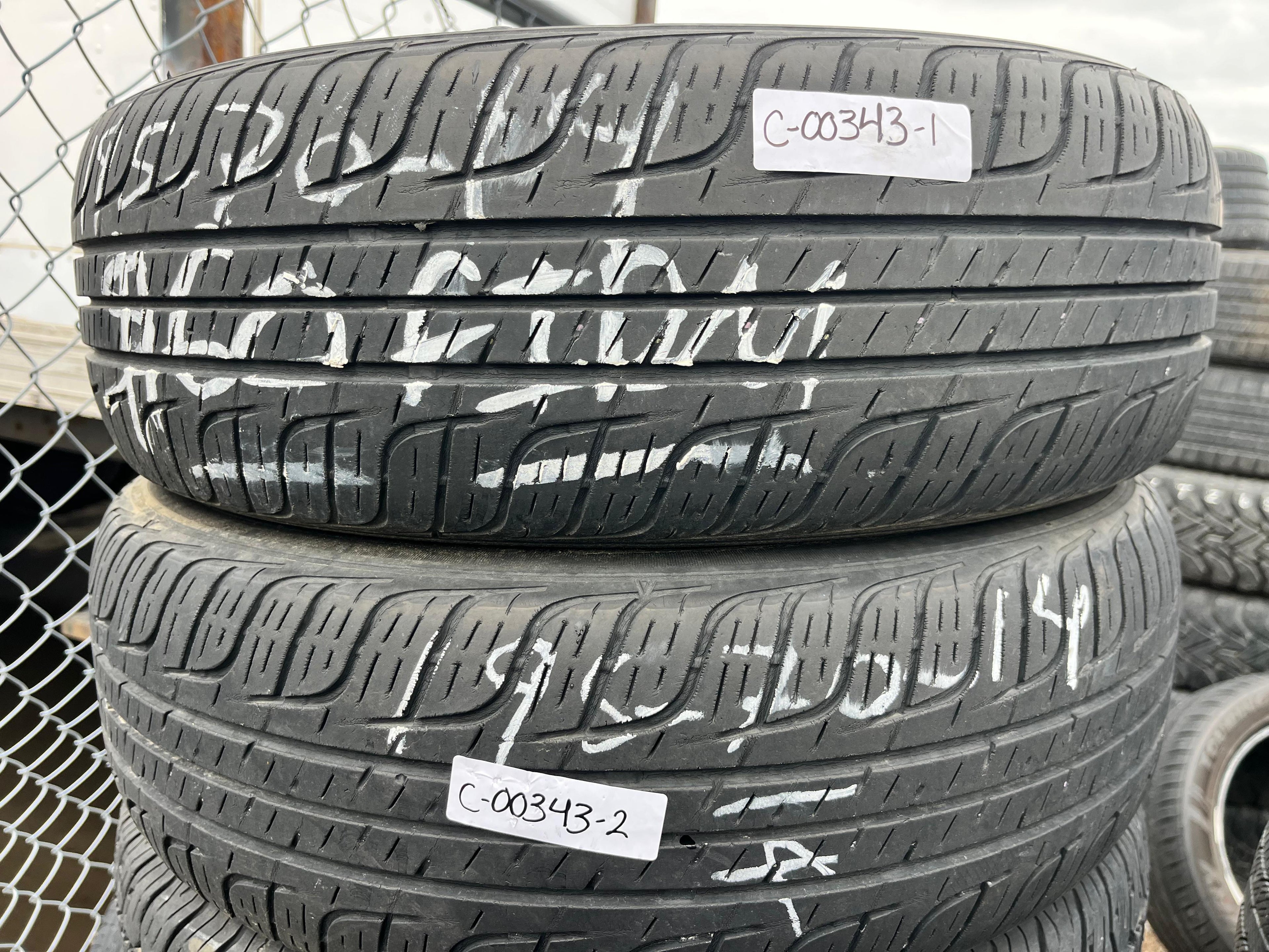 195/70R14 Pair (2 Used Tires) Toyo Spectrum