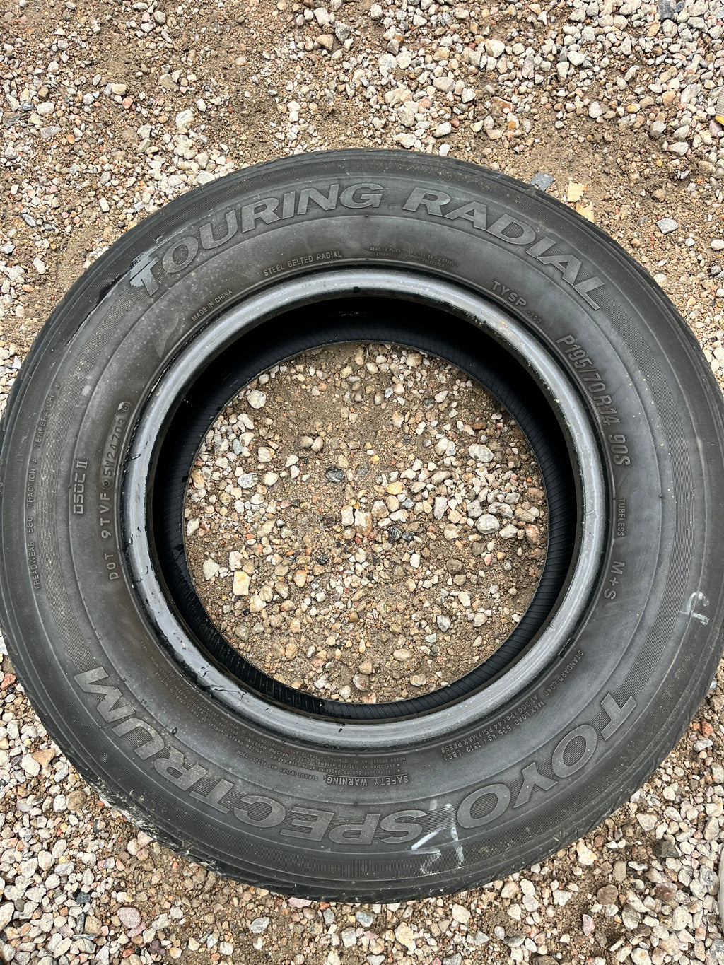 195/70R14 Pair (2 Used Tires) Toyo Spectrum