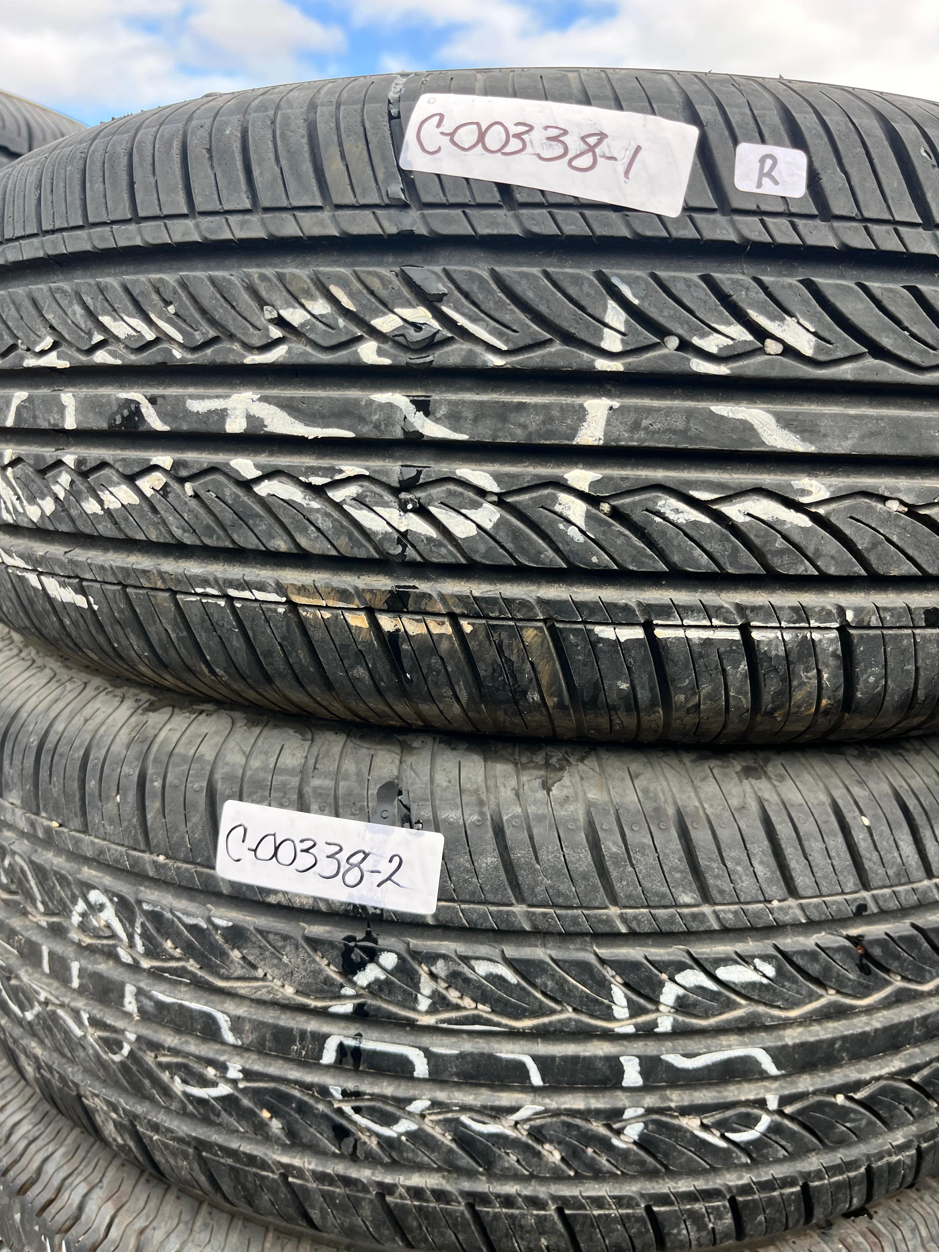 205/65R15 Pair (2 Used Tires) Caldera Tires Confidence
