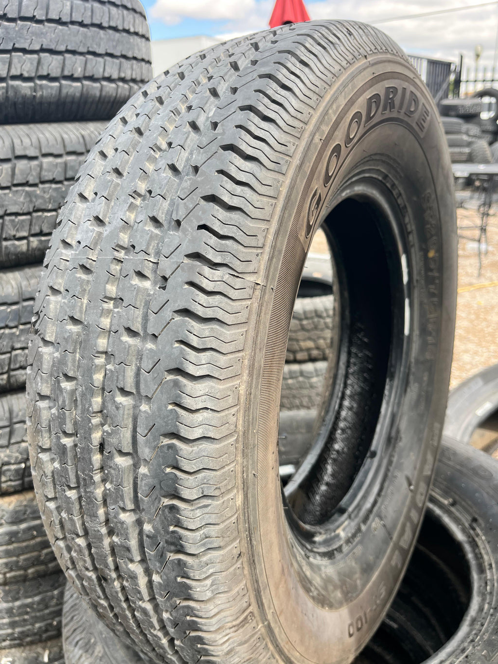 ST205/75R14 Pair (2 Used Tires) Goodride Radial (ST-100)