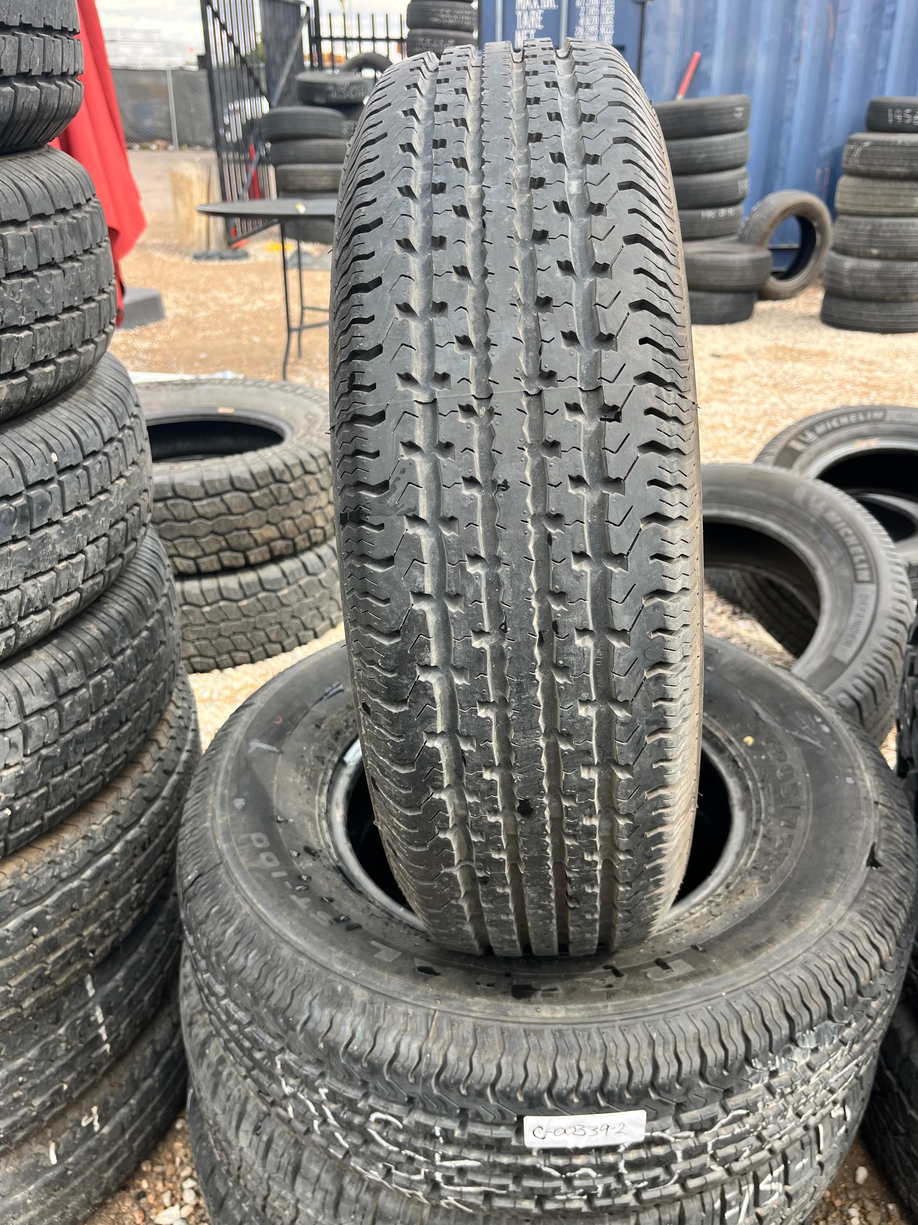 ST205/75R14 Pair (2 Used Tires) Goodride Radial (ST-100)