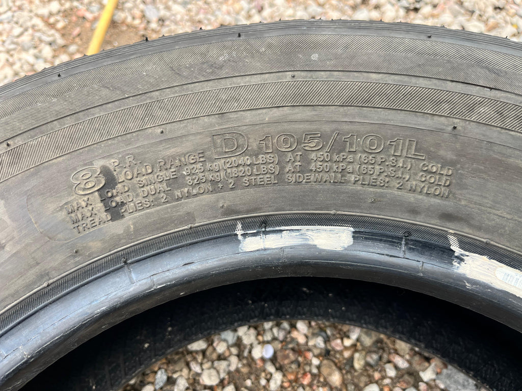 205/75R14 Set (4 Used Tires) Castle Rock Radial (ST226)