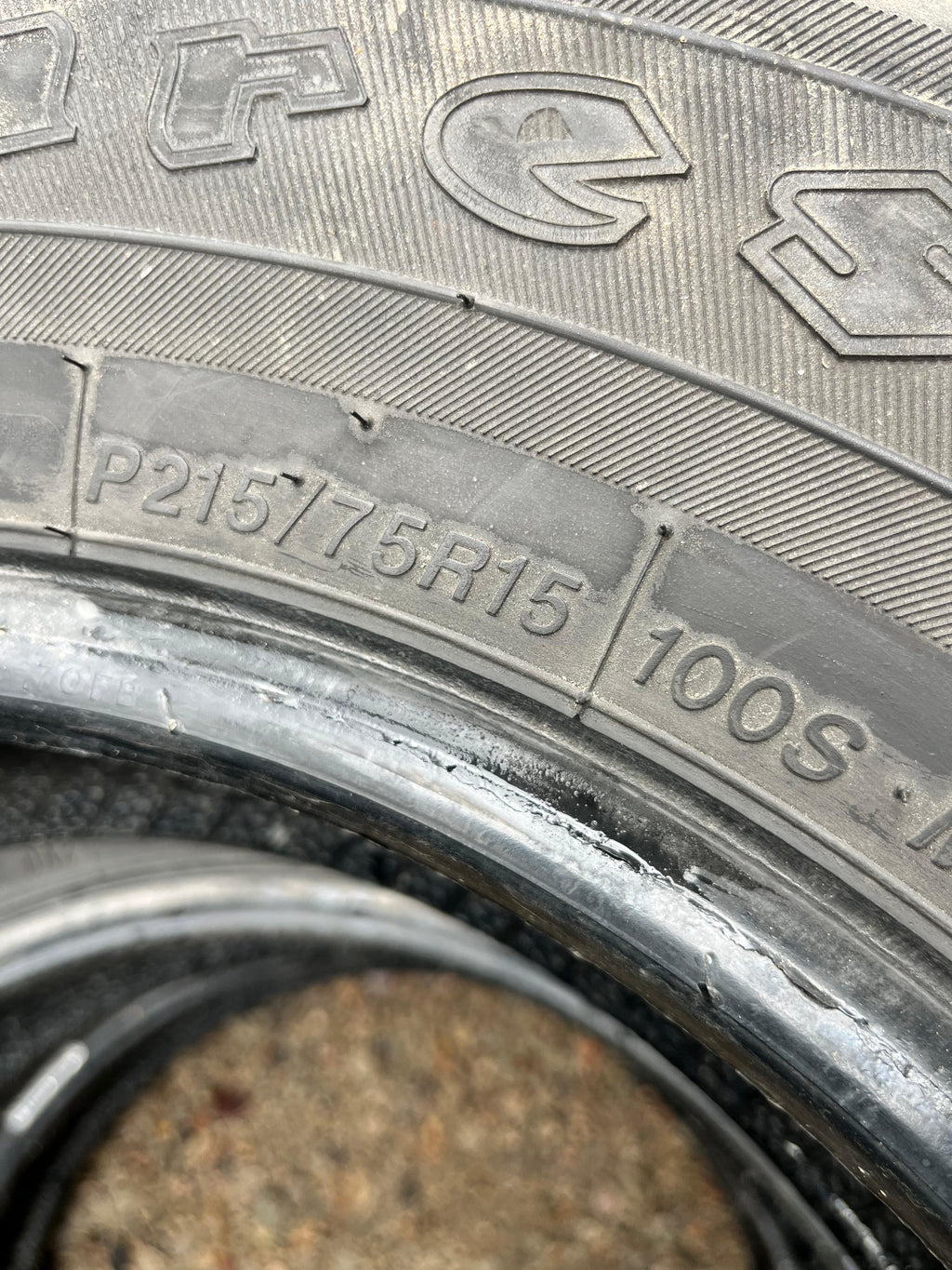 215/75R15 (3 Used Tires) Firestone Destination
