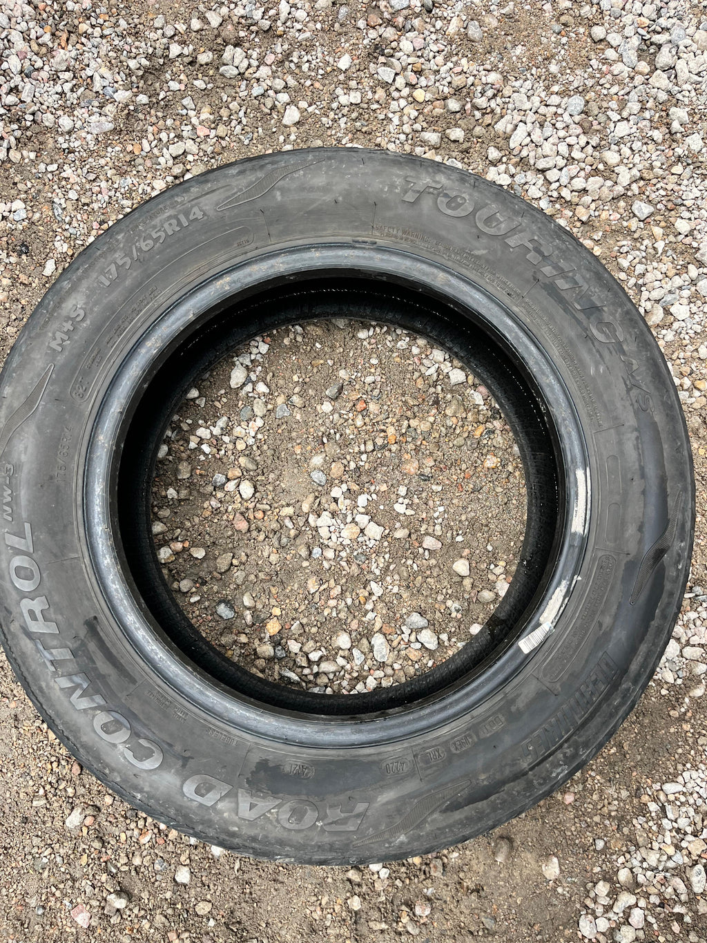 175/65R14 Pair (2 Used Tires) Dean Tires Road Control