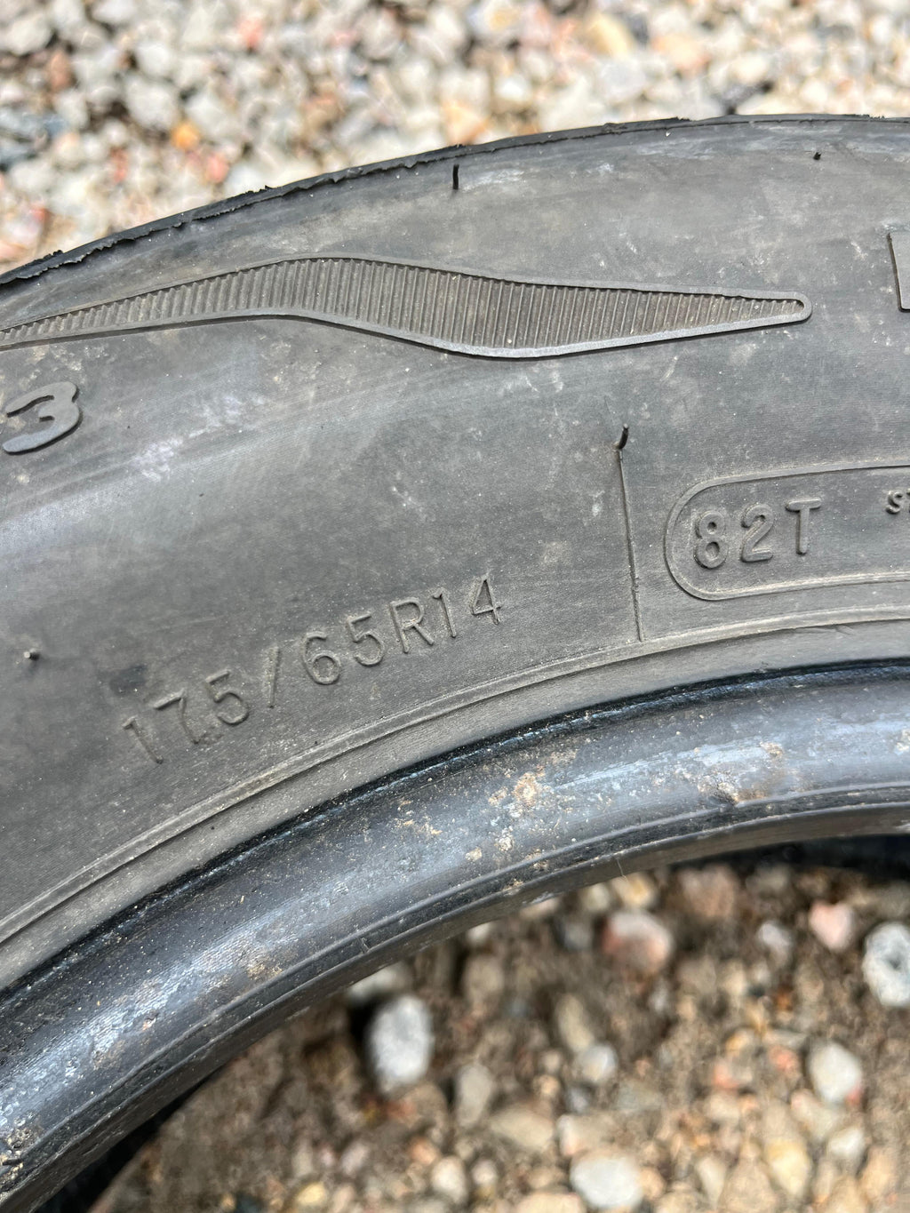 175/65R14 Pair (2 Used Tires) Dean Tires Road Control