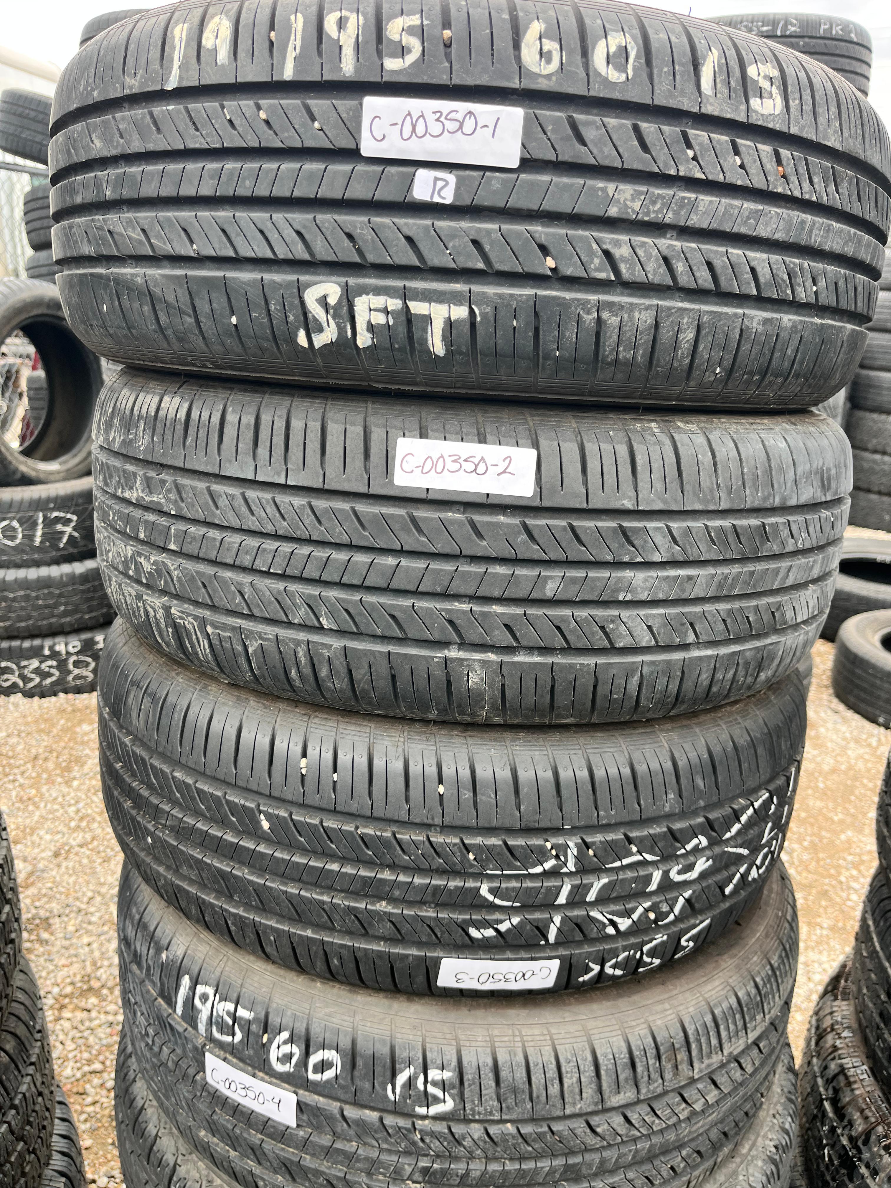 195/60R15 Set (4 Used Tires) Laufenn G FIT