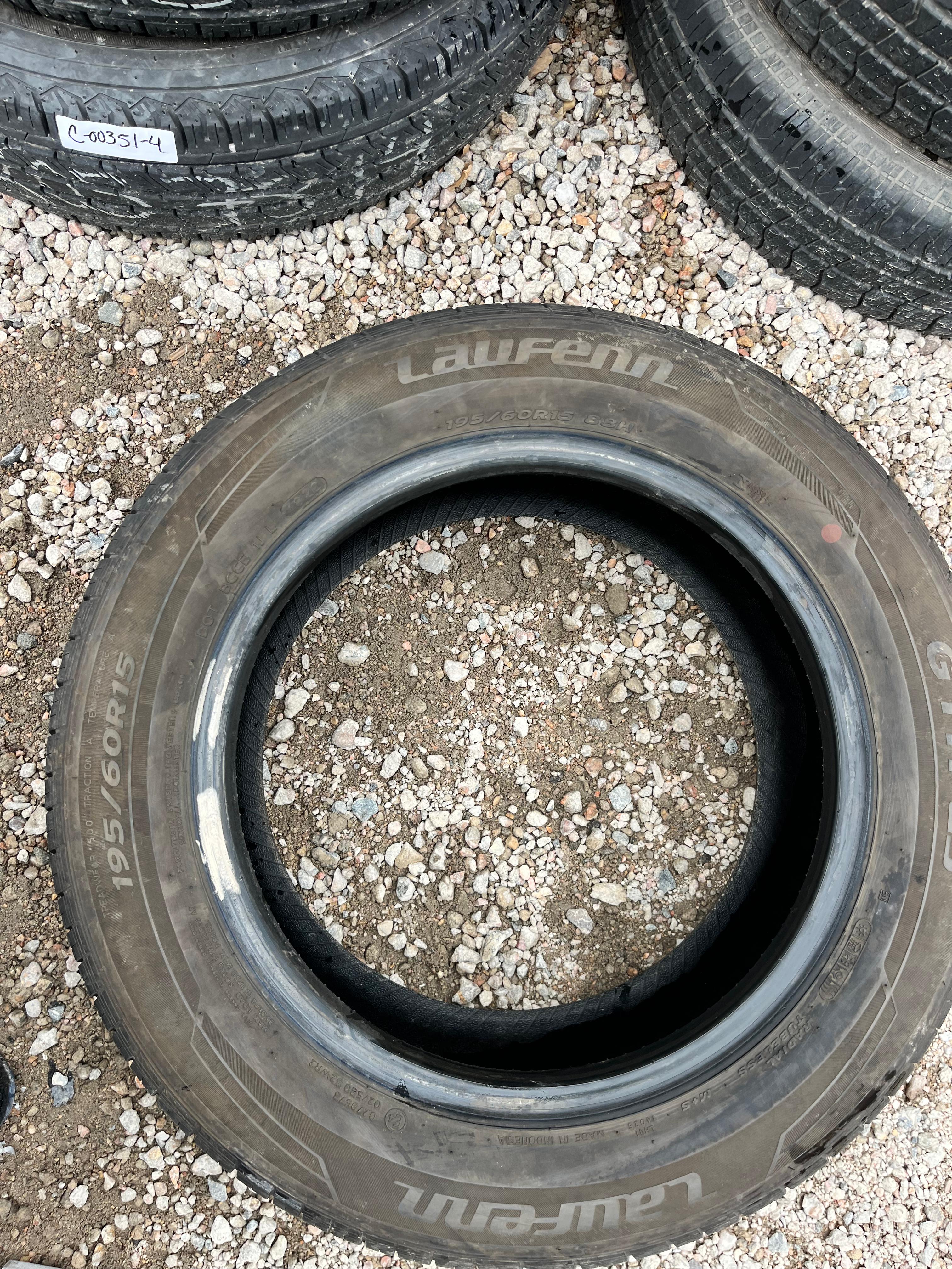195/60R15 Set (4 Used Tires) Laufenn G FIT