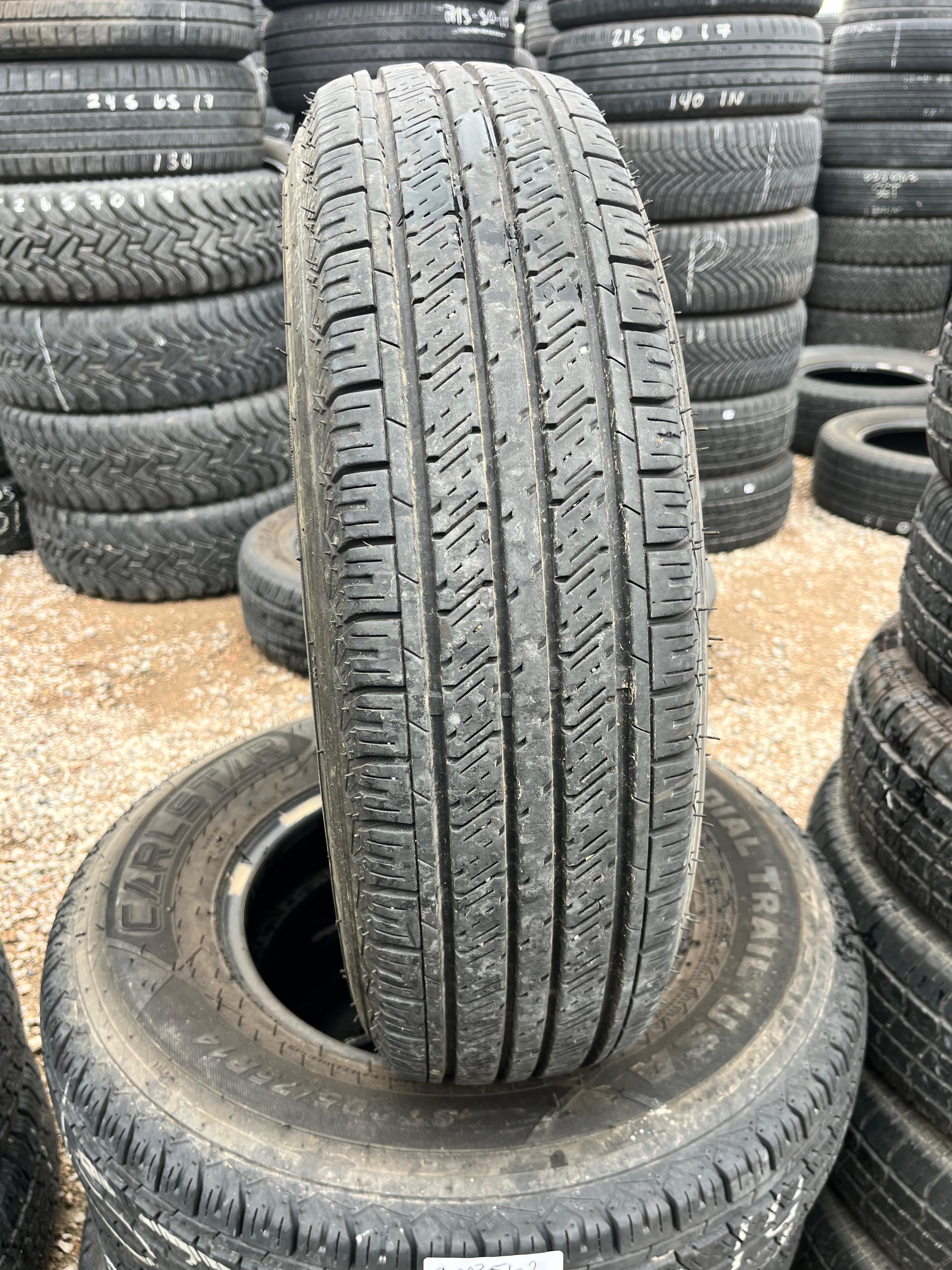 ST205/75R14 Set (4 Used Tires) Carlstar Radial Trail USA