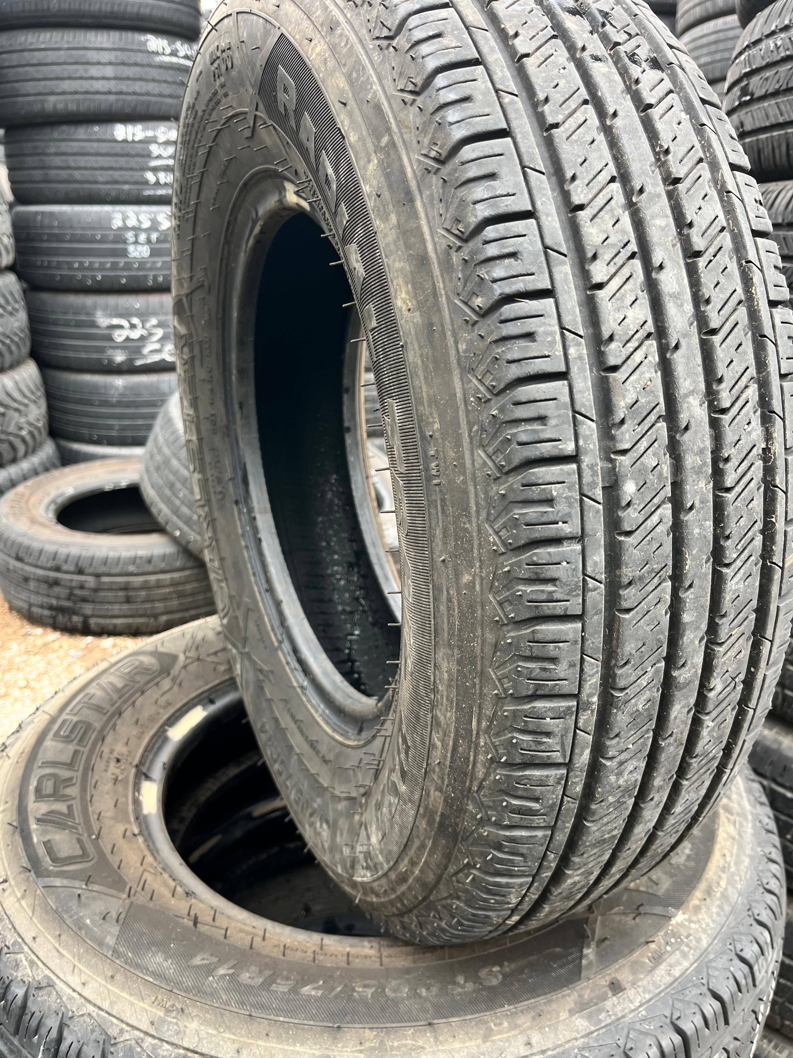 ST205/75R14 Set (4 Used Tires) Carlstar Radial Trail USA