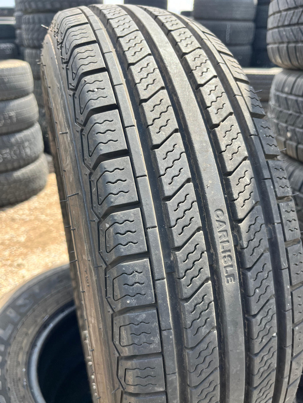 ST215/75R14 Set (4 Used Tires) Carlisle Radial Trail (HD)