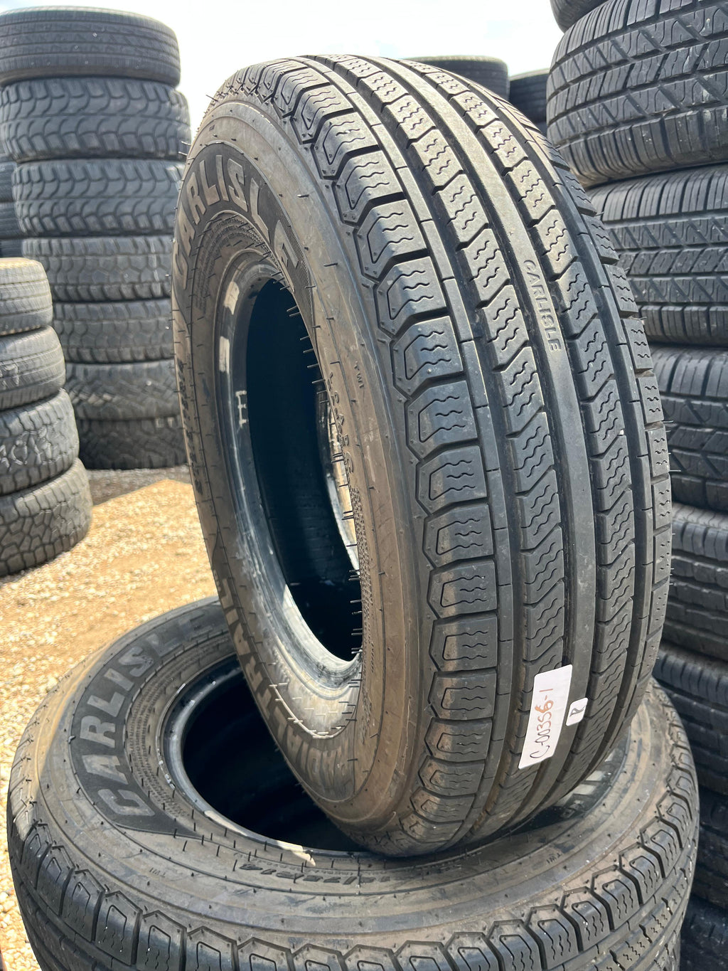 ST215/75R14 Set (4 Used Tires) Carlisle Radial Trail (HD)