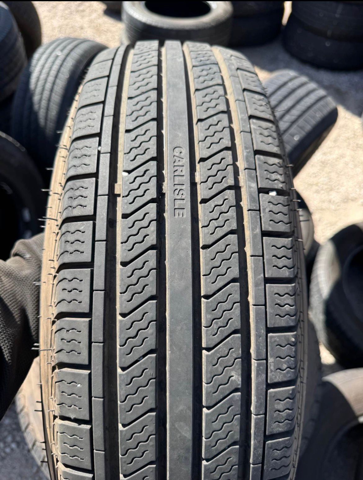 ST215/75R14 Set (4 Used Tires) Carlisle Radial Trail (HD)