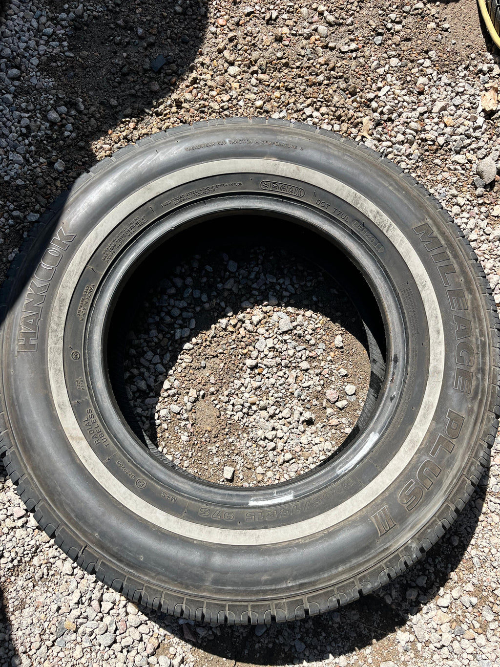 205/75R15 Set (4 Used Tires) Hankook Mileage Plus 2