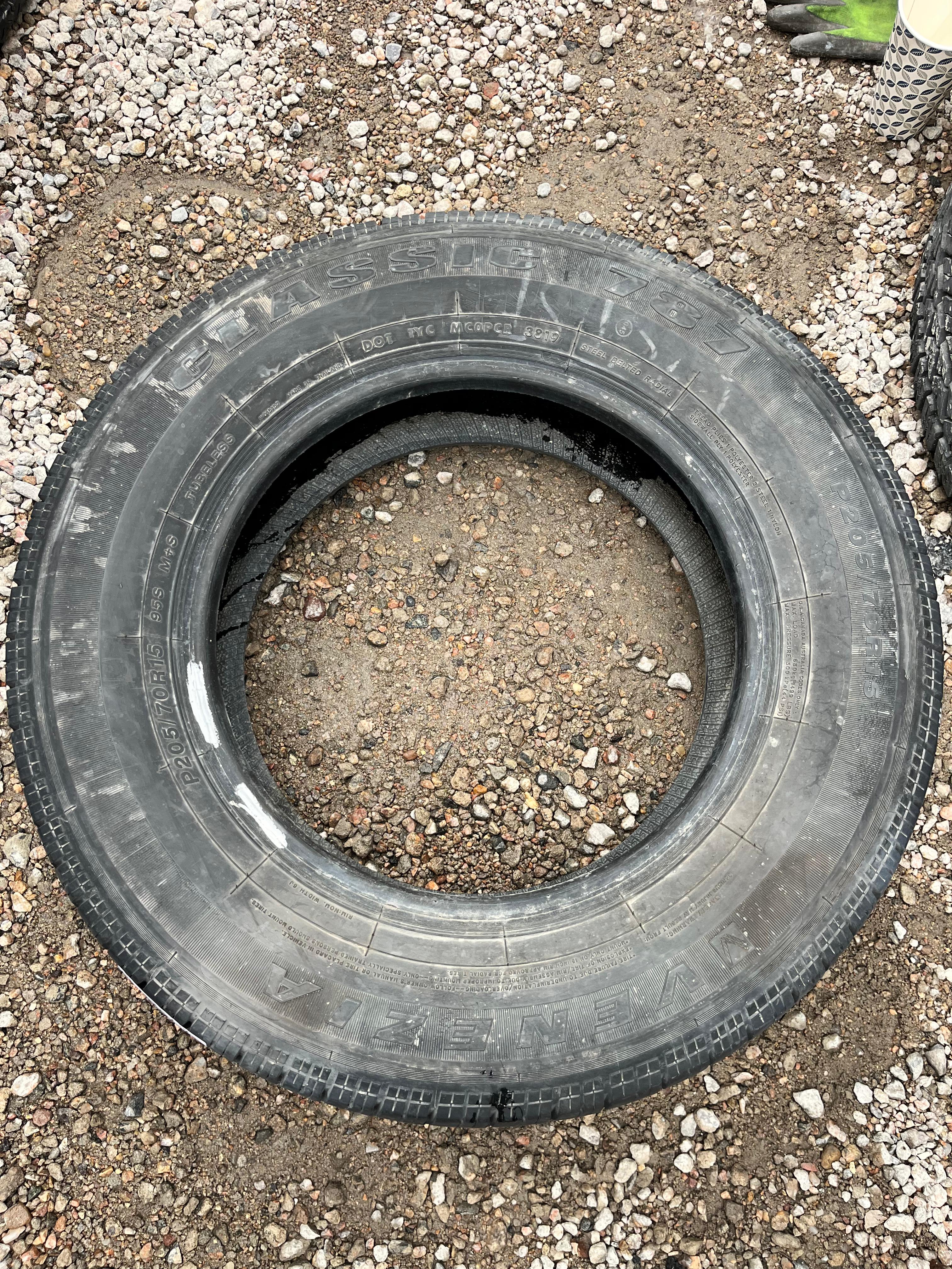 205/70R15 Pair (2 Used Tires) Venezia Classic (787)