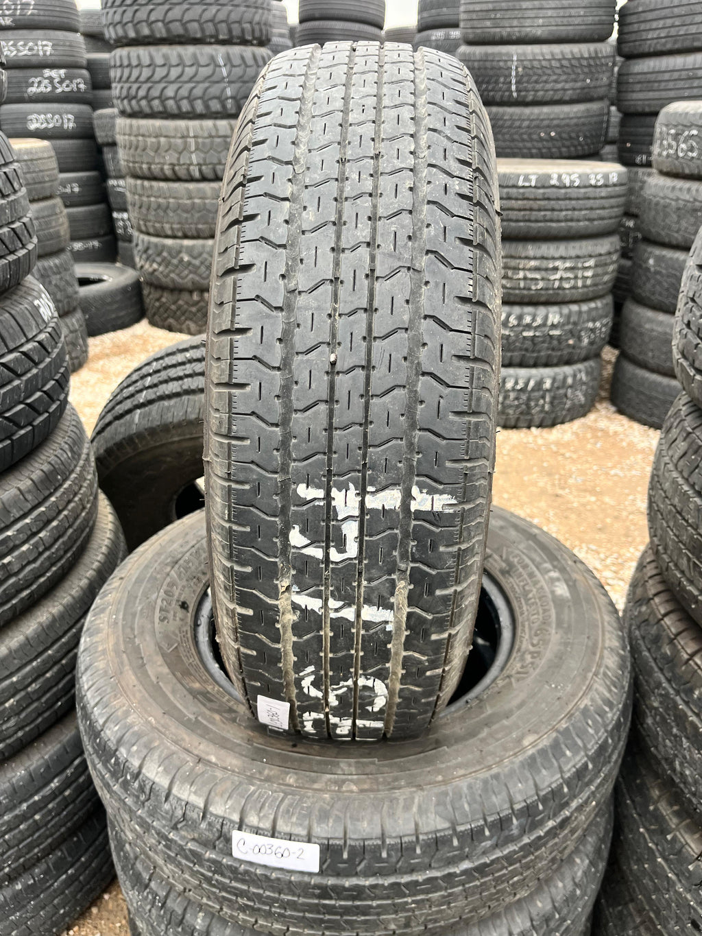ST205/75R14 Set (4 Used Tires) Goodyear Endurance