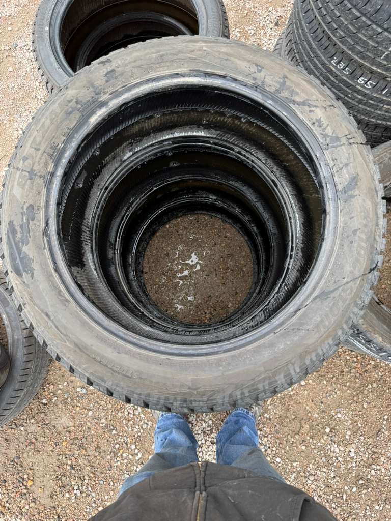 235/55R19 Set (4 Used Tires) Bridgestone Blizzak DM-V2