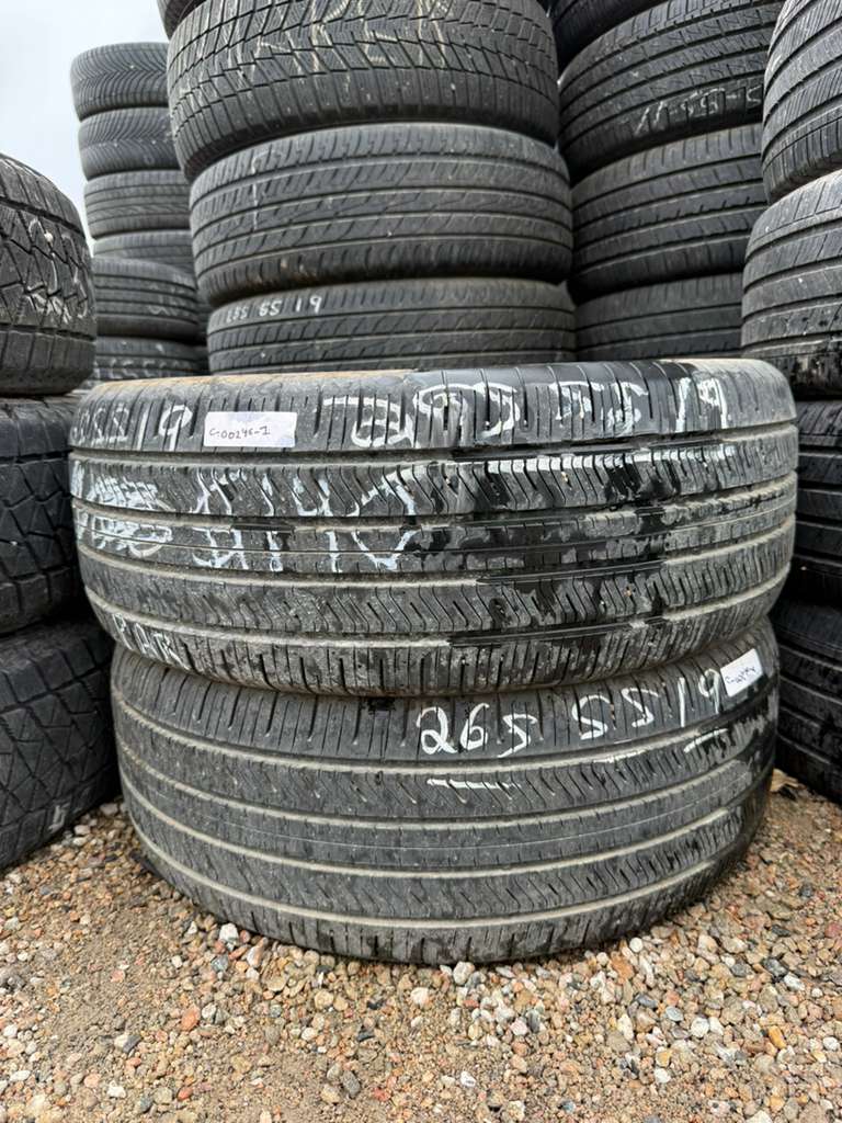 265/55R19 Pair (2 Used Tires) Toyo Open Country A51