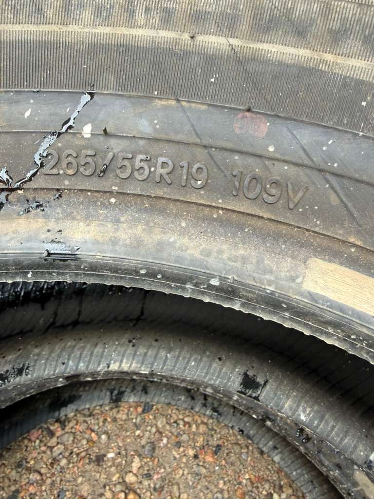 265/55R19 Pair (2 Used Tires) Toyo Open Country A51