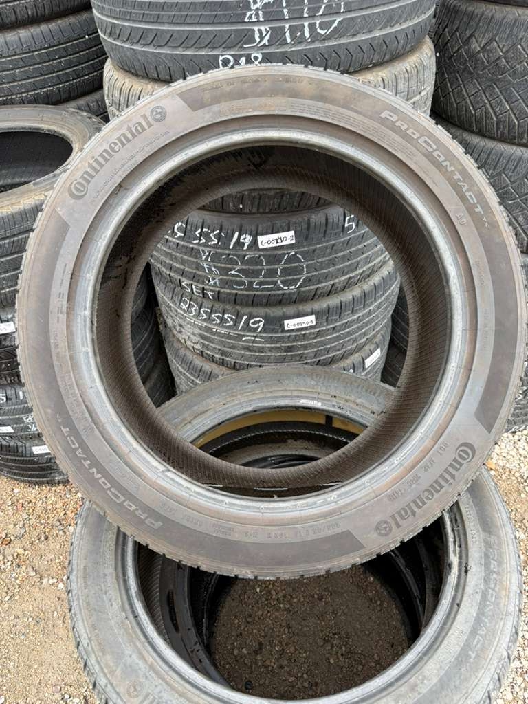 245/45R19 Set (4 Used Tires) Continental ProContact TX