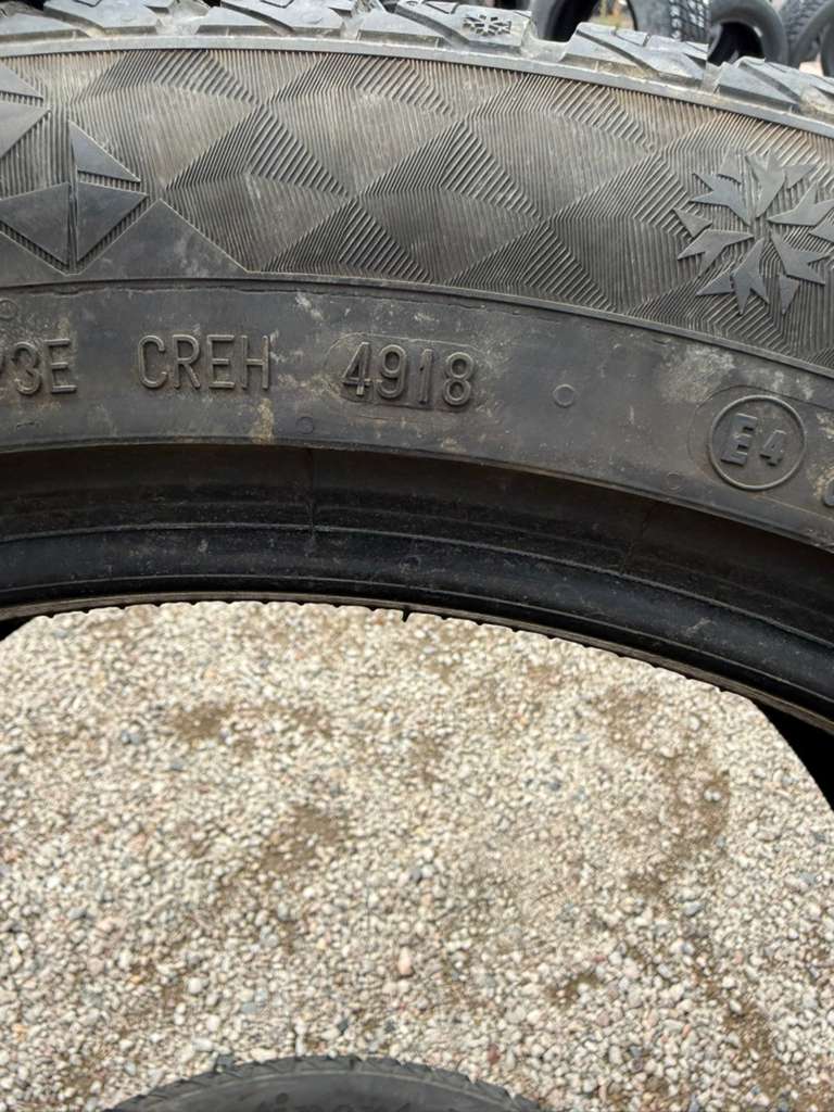255/45R19 (3 Used Tires) Continental Viking Contact 7