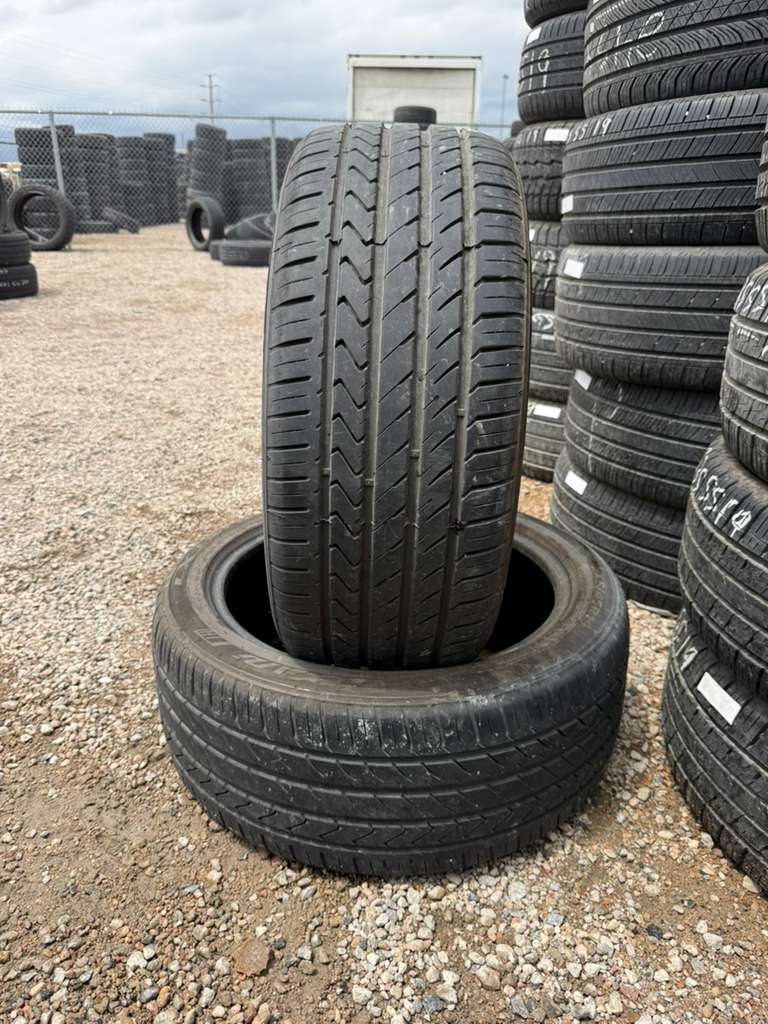 245/45R19 Pair (2 Used Tires) Lexani LX-T Wenty