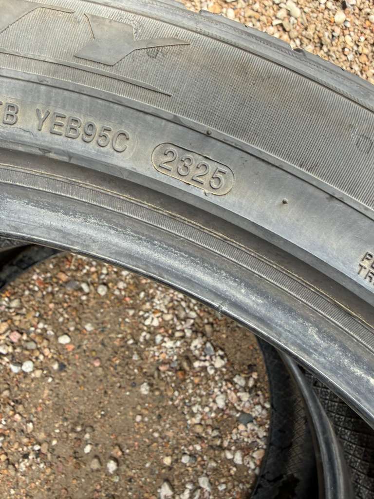 245/45R19 Pair (2 Used Tires) Lexani LX-T Wenty