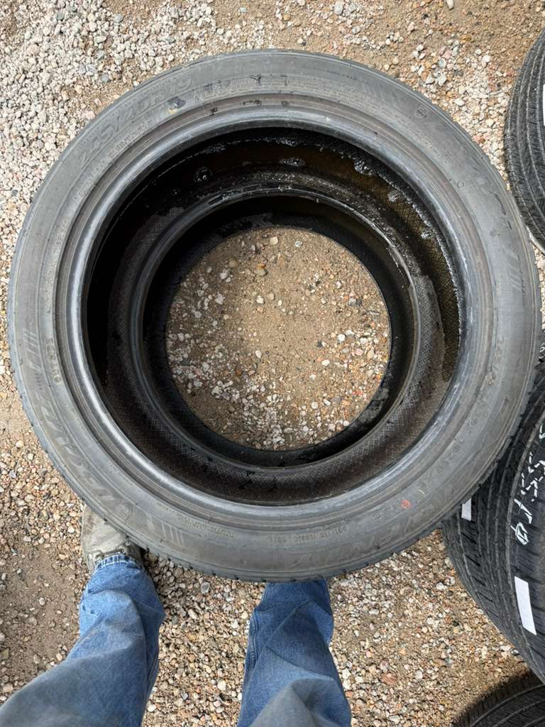 245/45R19 Pair (2 Used Tires) Lexani LX-T Wenty