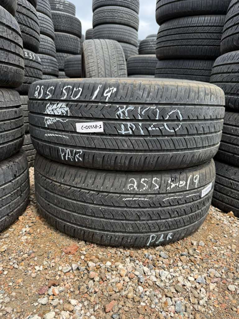 255/50R19 Pair (2 Used Tires) Advanta HPZ-02