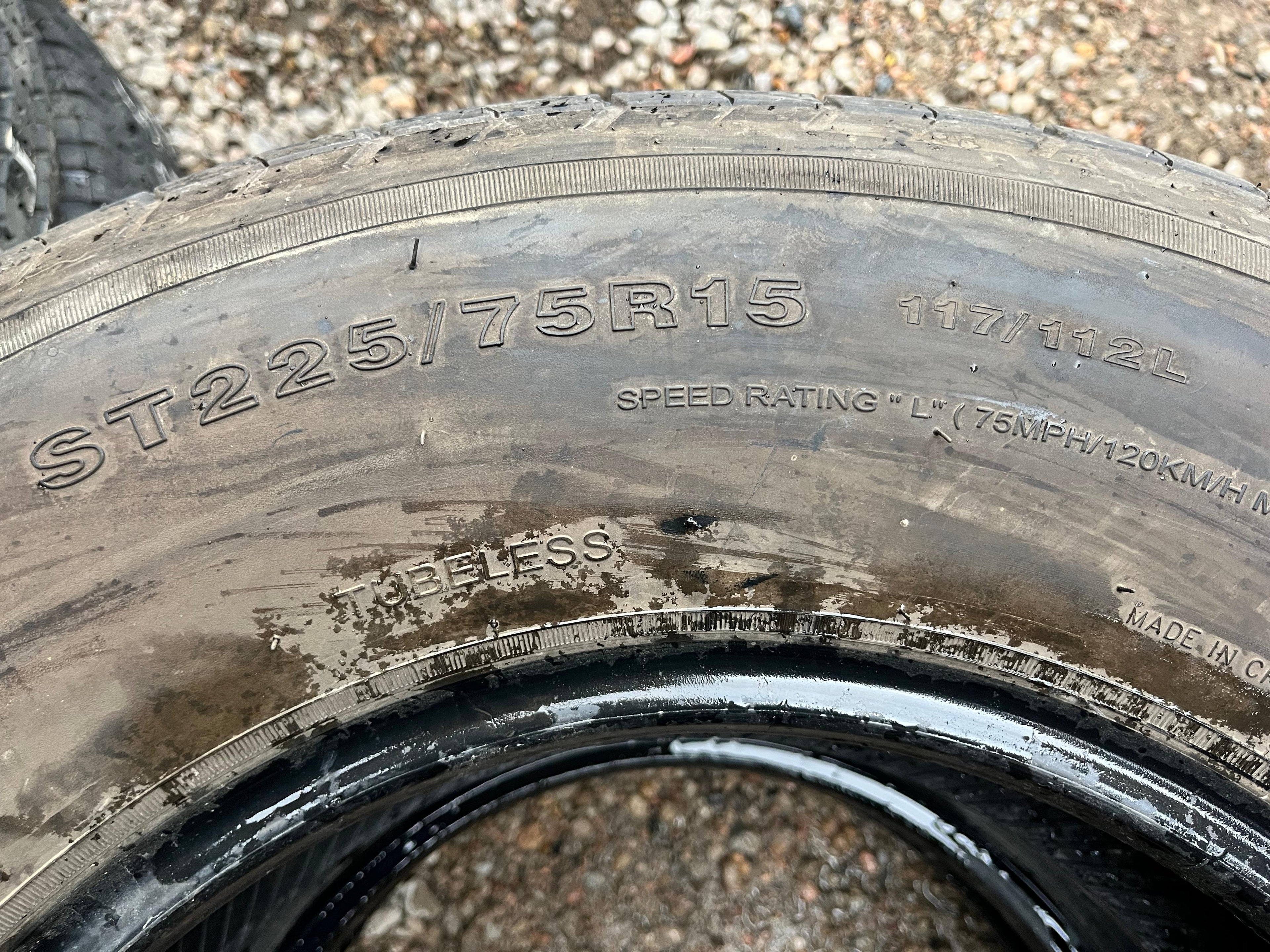 ST225/75R15 Set (4 Used Tires) Westlake Super ST