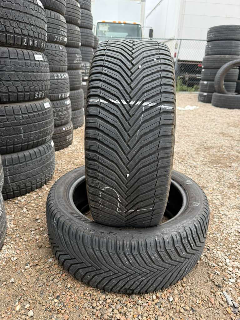 245/45R19 Pair (2 Used Tires) Michelin CrossClimate 2