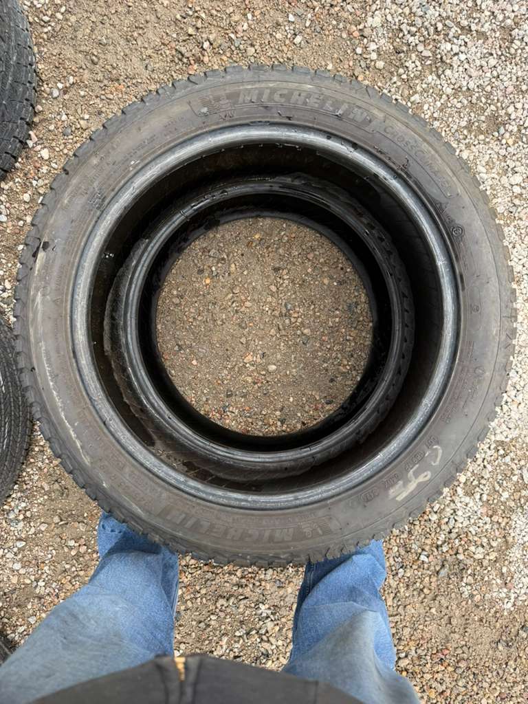 245/45R19 Pair (2 Used Tires) Michelin CrossClimate 2