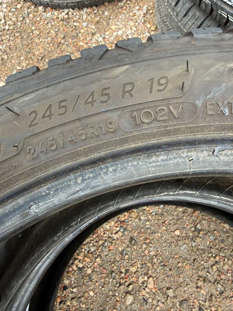 245/45R19 Pair (2 Used Tires) Michelin CrossClimate 2