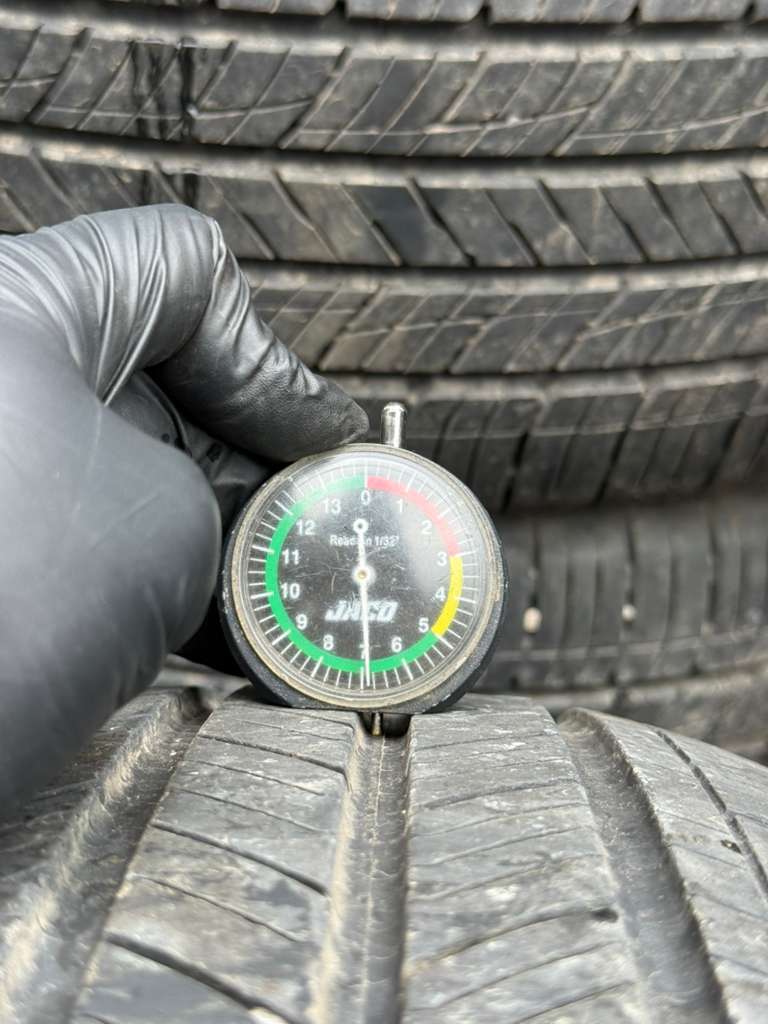 225/55R19 Pair (2 Used Tires) Michelin Primacy A/S