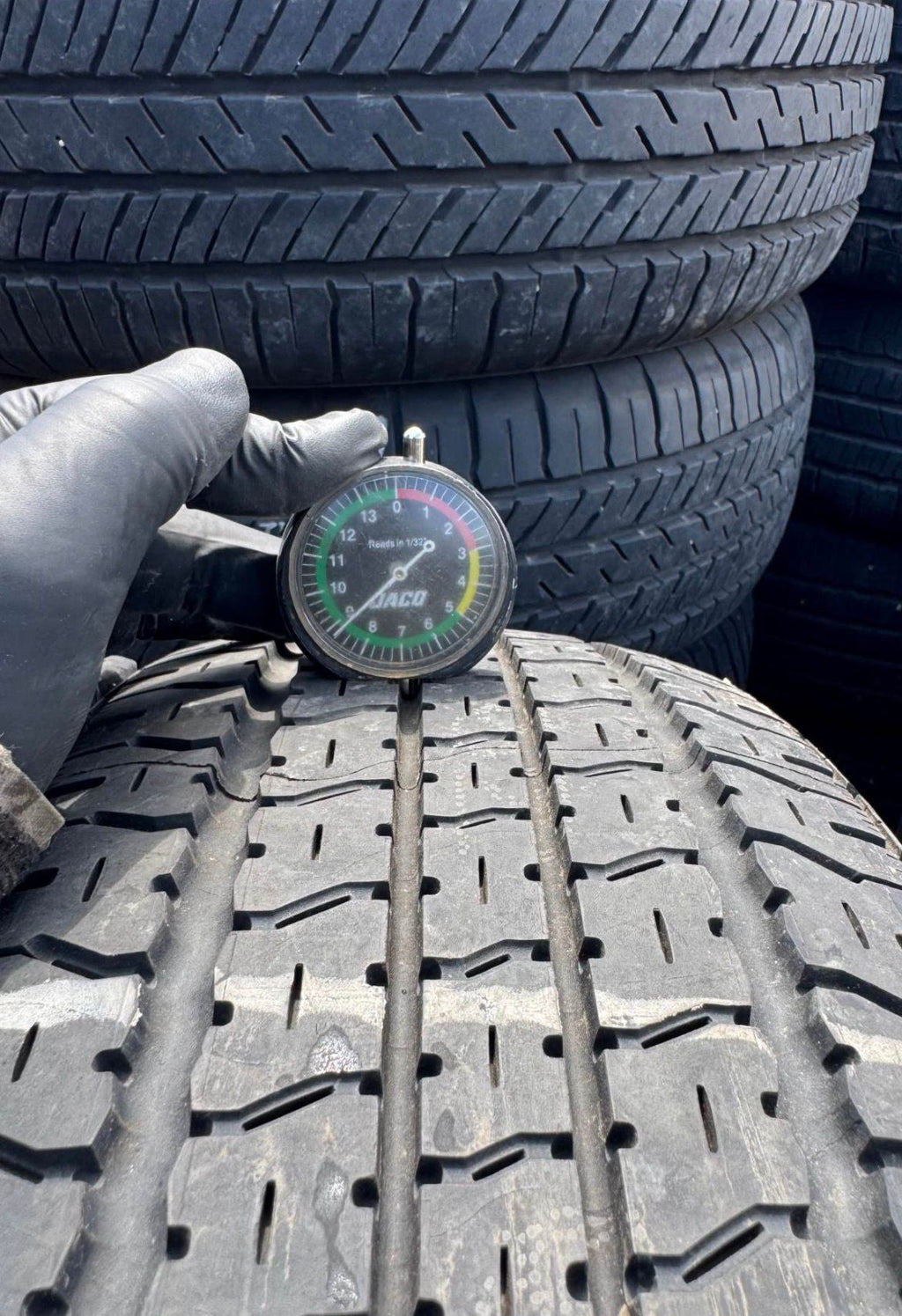 ST225/75R15 Set (4 Used Tires) Goodyear Endurance