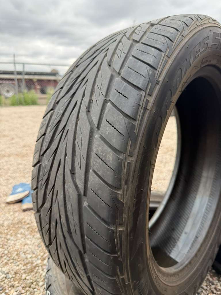 235/55R19 Pair (2 Used Tires) Toyo Proxes ST III