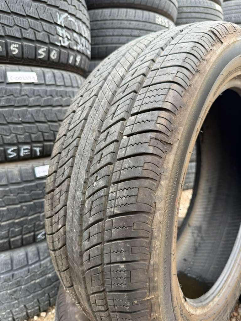 235/55R19 Pair (2 Used Tires) Uniroyal TigerPaw Touring