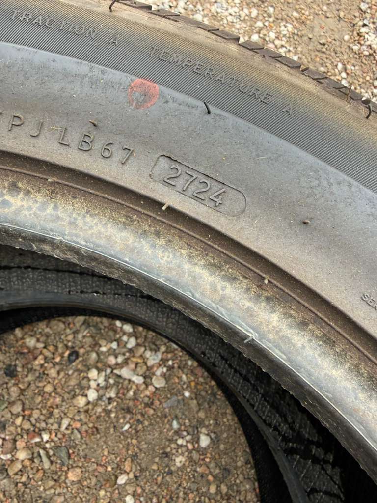 235/55R19 Pair (2 Used Tires) Uniroyal TigerPaw Touring