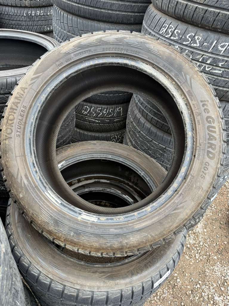 265/50R19 Set (4 Used Tires) Yokohama Ice Guard G075